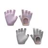 1 Paar Halbfinger Yoga Anti-Rutsch-Handschuhe Damen Anti-Rutsch Trainings-Halbfingerhandschuhe Fitness Aerial Bike Sport Trainingshandschuhe