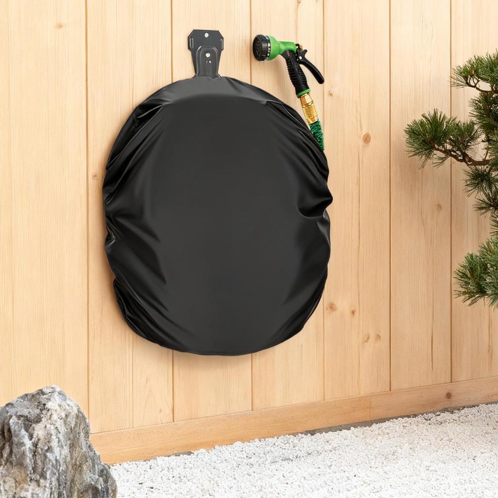 Garden Wall Hose Hook Cover Space-Saving Wall Mounted Hose Dustproof UV Resistant Oxford Cloth Garden Hose Reel Protection Cover