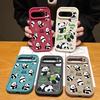 Cute Pandas Pattern Soft Phone Case For Google Pixel 9 Pro XL 8 Pro 8A TPU Matte Shockproof Lens Protection Bumper Cover