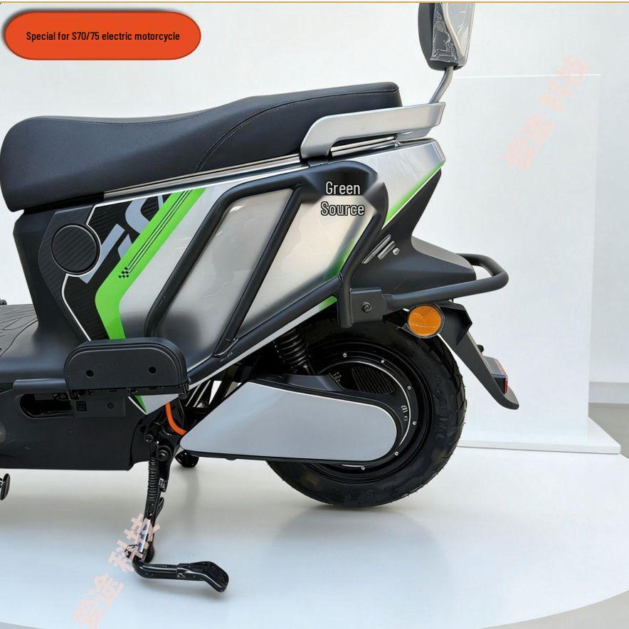 Guardrail Bumper and Cargo Rack for Luyuan S70/75 Electric Motorcycle