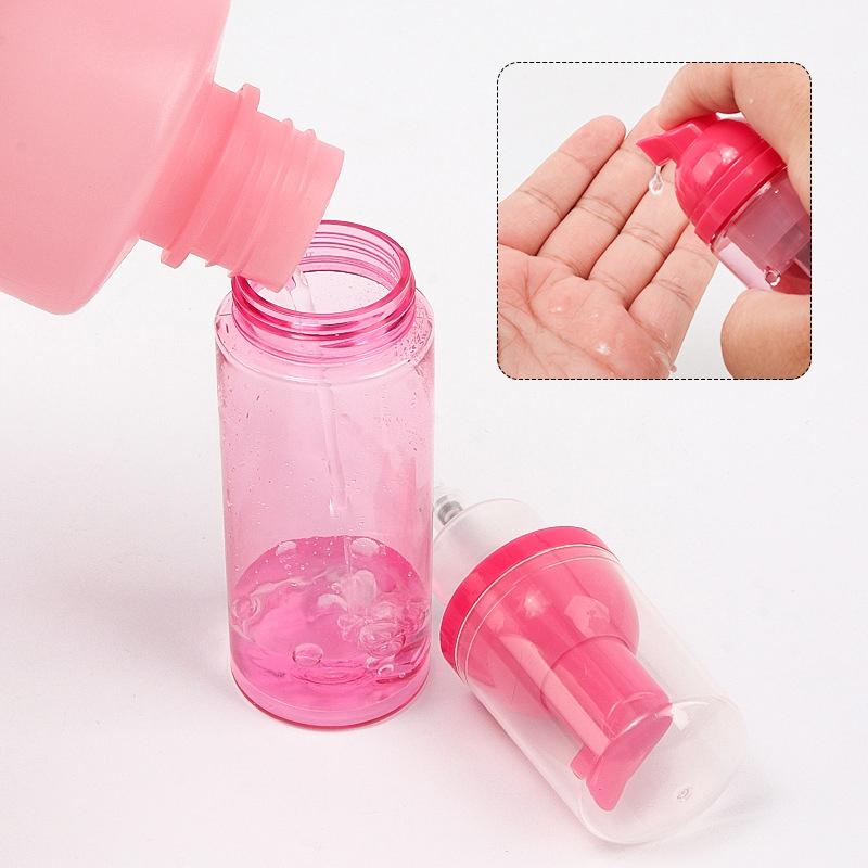 1Pcs 60Ml Foam Pump Bottle Lash Shampoo Bottles Travel Foam Pump Bottle Empty Plastic Refillable Reusable Mini Soap Dispenser