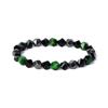 Facted Obsidian Hematite Tiger Eye Bracelets for Magnetic Health Protection Soul Jewelry Nature Stone Beads Bracelet Men Pulsera