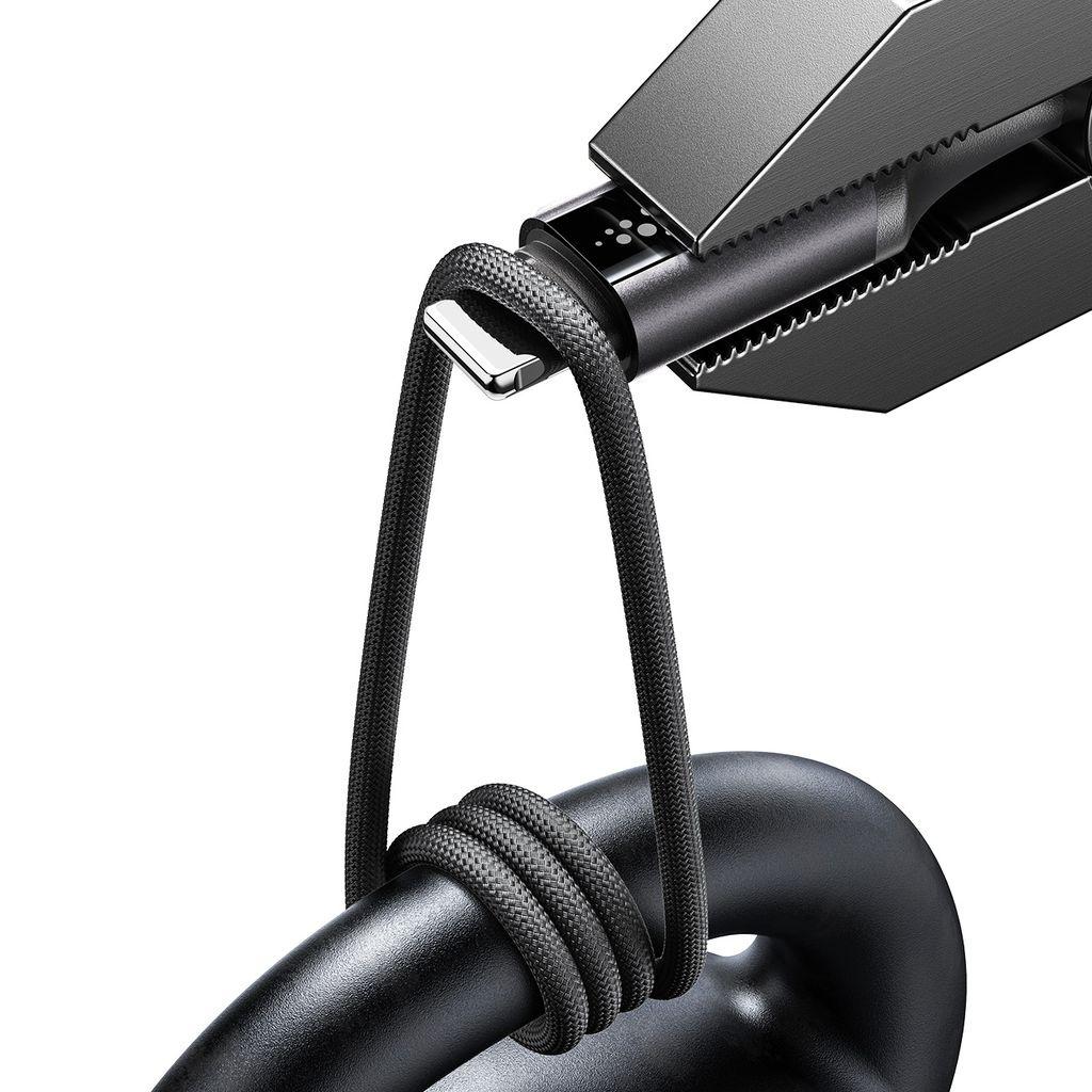 Kabel Przewód Usb-A - Iphone Lightning S-A60 Startalk 3A 1.2M - Czarny