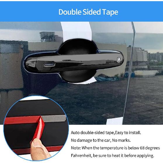 Car Accessories Compatible with Toyota New Grand Highlander 2024 2025 2026 Exterior Door Handle and Handle Bowl Cover Trims Protector Decoration ABS