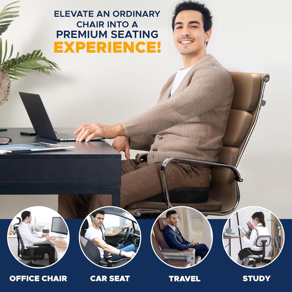 Gel Orthopedic Memory Cushion Foam U Coccyx Travel Seat Massage Car Office Chair Protect Healthy Sitting Breathable Pillows