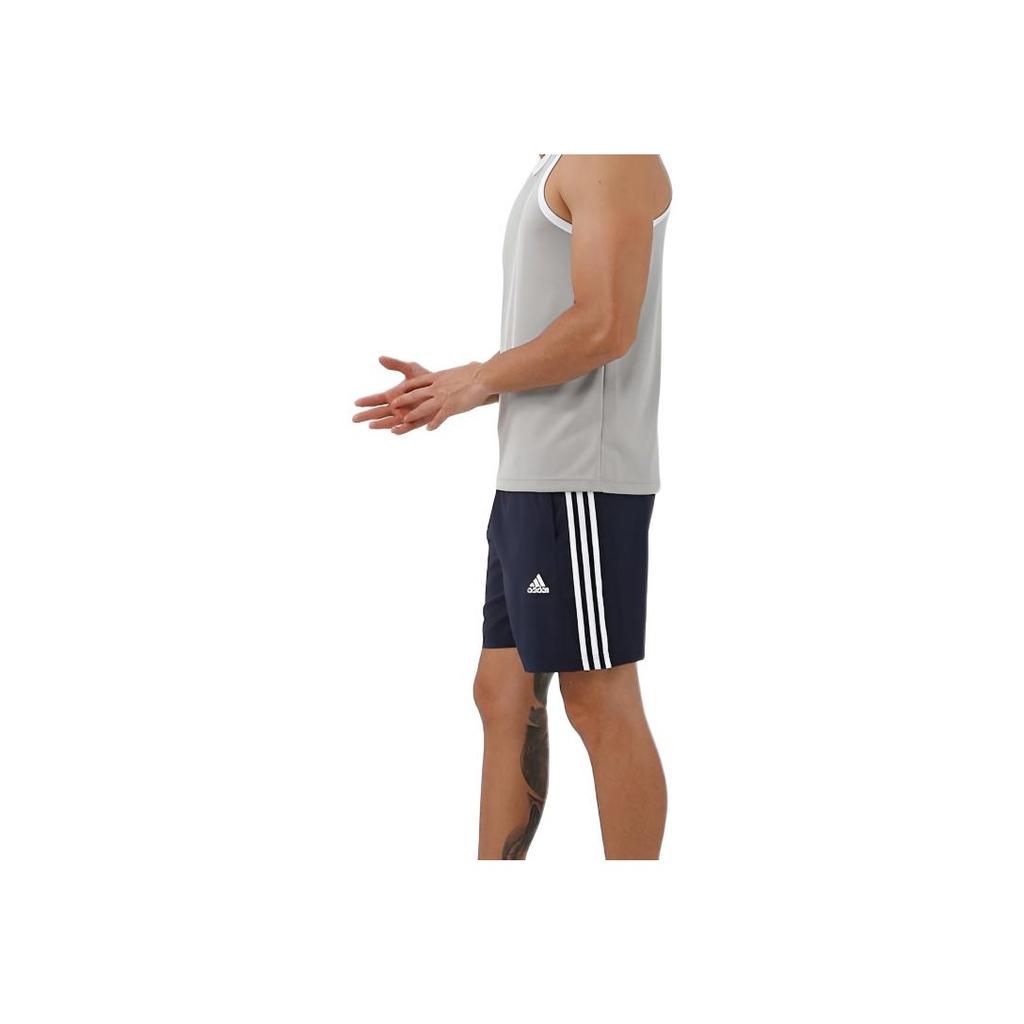 Adidas Solid Color Brand Logo Drawstring Shorts Men shorts Navy-Blue IC1485