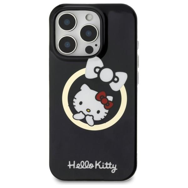 Hello Kitty Hkhmp16Xhflbk Iphone 16 Promax 6,9 Czarny/Black Hardcase Iml Fun Bow Magsafe