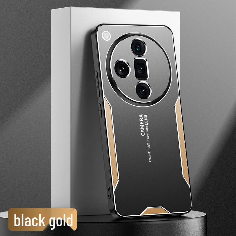 Aluminum Alloy Frosted Full Lens Protective Cover for Oppo Find X7, Find X6 Pro, and Find X5 Mobile Phones