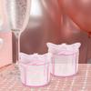 12Pcs Pink Wedding Favor Boxes Round Gift Box For Family And Friends Gift Wrapping For Valentine's Day