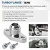 Kit Adaptateur de Bride de Vidange de Retour d'Huile Turbo AN10 Pour Turbos Mitsubishi Série TD04-TD06 / IHI RHF4 RHB4 RHB5 KKK K03 K04