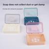 Flip-top Creative Lid-Equipped Drainable Portable Bathroom Soap Dish