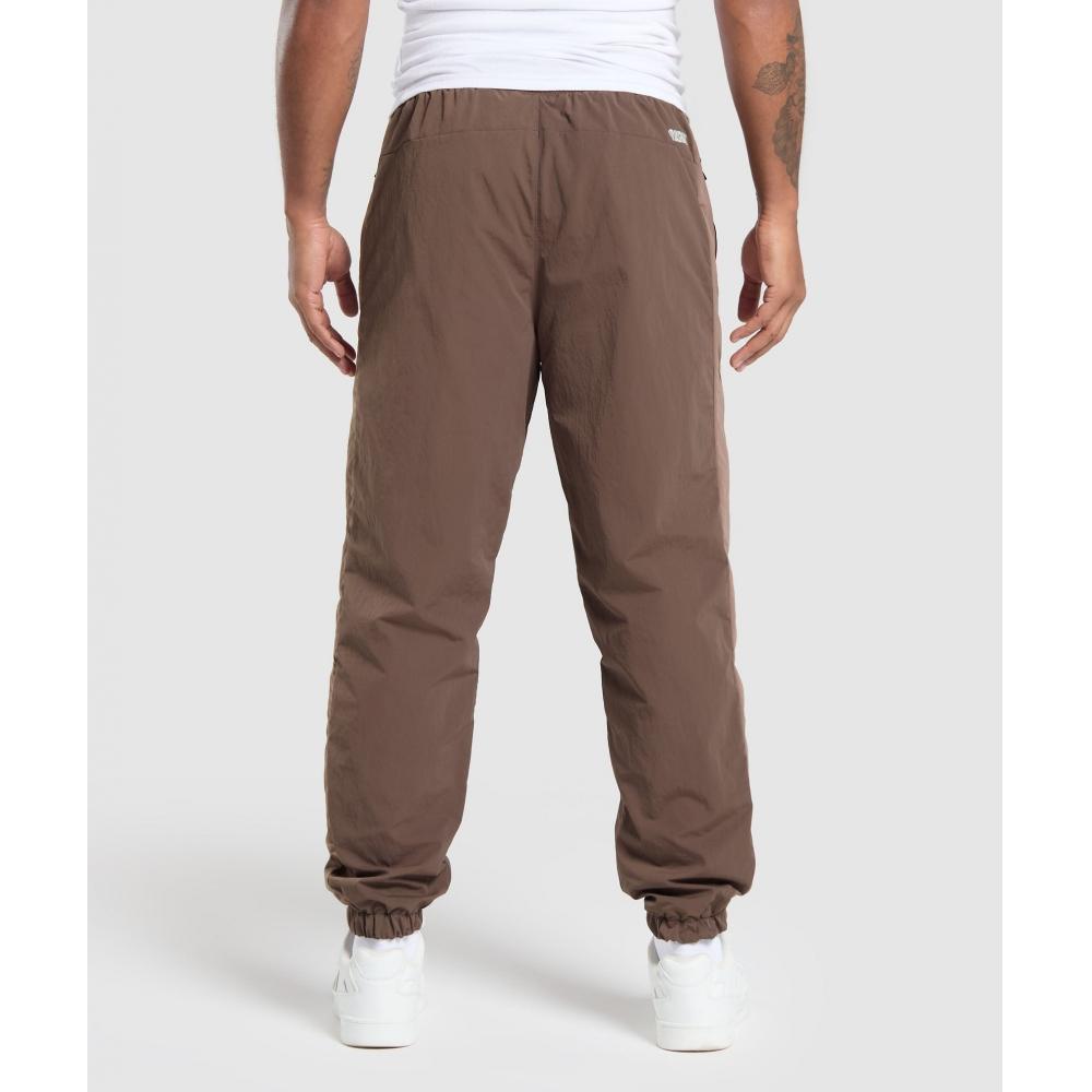 Gymshark Retro Track Pants Walnut Brown Mocha Mauve Soft White A4a9w Ncw0