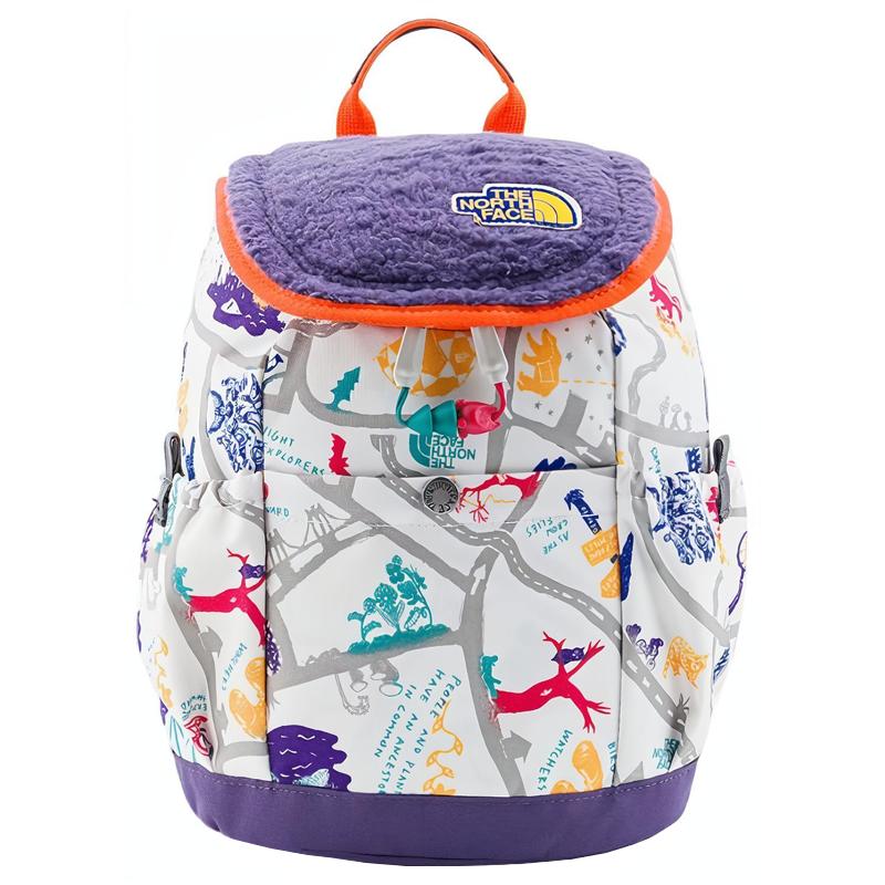 The North Face 10L Logo Patch Backpack Kids Backpacks Deep-Purple NF0A52VW0OZ Dark Azure Purple