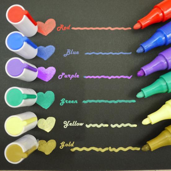 Marcator de ulei universal, rezistent la apă, pentru vopsea permanentă, pentru anvelope auto, desen artistic