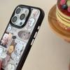 Selbstironische Bären-Collage-Hülle für iPhone 17 Pro Max (Passend für Apple 14, 15 Rundkante, 16, 13)
