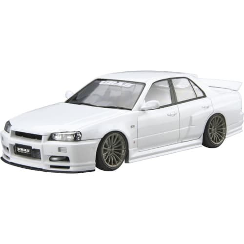 Aoshima Bunka Kyozai (AOSHIMA) 1/24 The Tuned Car Series No. 04 Nissan URAS ER34 Skyline TYPE-R 2001 Plastic Model