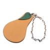 Used Bag Charm La France Fruits Leather Brown Key Ring