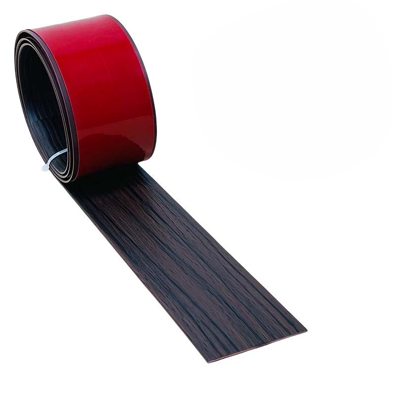 1PC 1M/2M PVC Wood Floor Transition Strip Edge Closing Strip Self-adhesive Seam Strip Flat Buckle Dge Pressing Threshold Strip