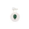 Green Onyx Gemstone 925 Stamped Silver Jewelry Pendant 1.4" For Anniversary Gift PP-57-17