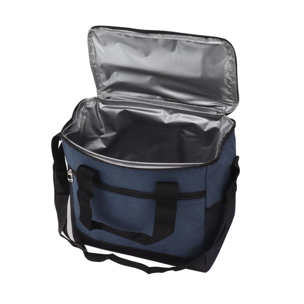 Collapsible Cooler Bag 15L Large Capcity Insulated Leakproof Heat Preservation Food Bag for Beach