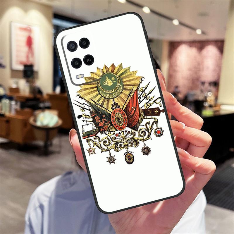 Ottoman Empire Coat Of Arms Case For Oppo A94 A74 A54 A18 A38 A58 A78 A98 A40 A60 A80 A16 A76 A96 A15 A17 A77 A57S Cover
