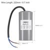 MECCANIXITY CBB60 Run Capacitor 45uF 250V AC 2 Wires 50/60Hz Cylinder Motor Running Capacitor 104x50mm with Terminal for Air Compressor Water Pump