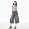 2025 Trendy Women’s Retro Wide-Leg Cropped Pants