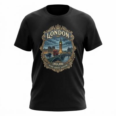 London England Big Ben Graphic T-Shirt Unisex Travel Tee