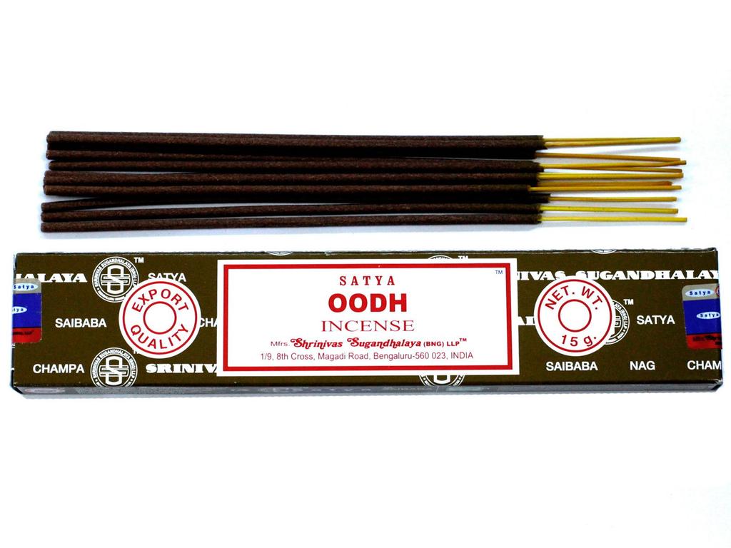 6x Oodh Incense Sticks 15g Satya