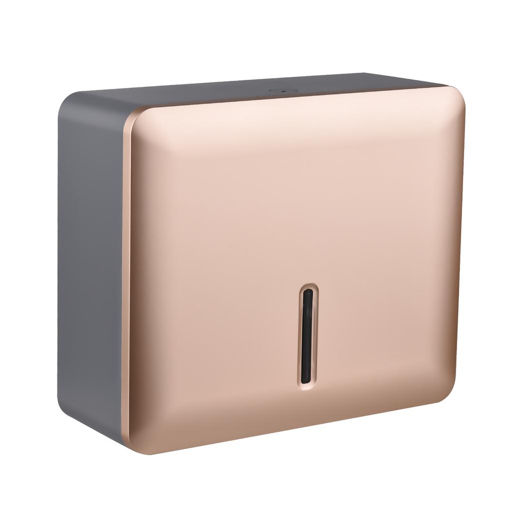 Wall Mount Paper Towel Dispenser Multifold Hand Towel Tissue Holder with Key Lock for Bathroom Kitchen Bedroom