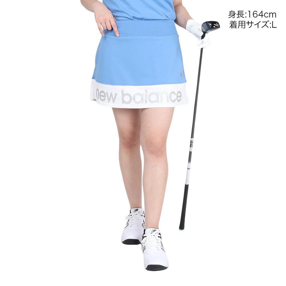 Jupe de Golf Absorbante et à Séchage Rapide Stretch 1 [New Balance] Femme (Avec intérieur) / 012-4134508 112_Bleu [M]