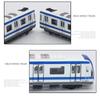 1/64 Scale Train Model, 4 Urban Rail Subway Alloy Train Cars, Alloy Subway Model, Subway/car Model