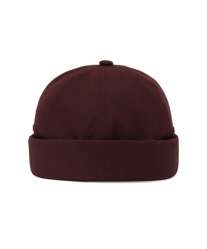 Eondeokeonteulol Vintage Cotton Brimless Cap Mold Cap / Vntg / Wine