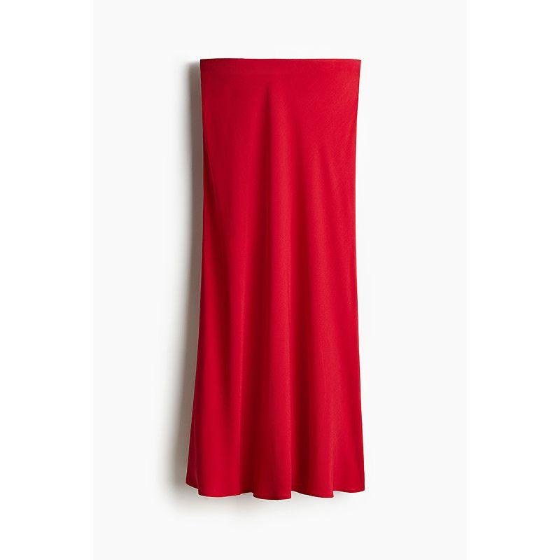 

HM Skirt Fall 2025 New Arrival Fashion Plaid Crepe Woven Skirt 1261374