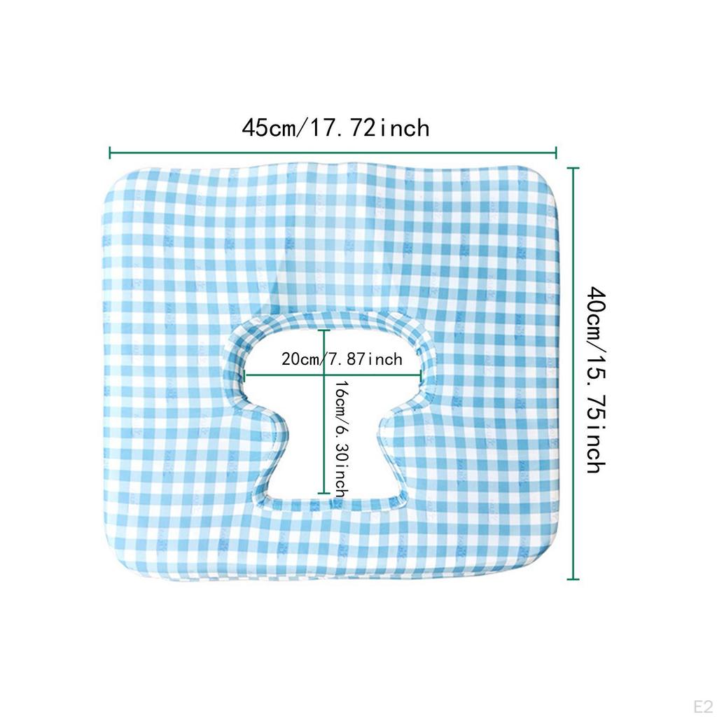 Dekubituskissen Gesäßkissen Komfort T-förmige Öffnung Anti-Dekubitus für Büro