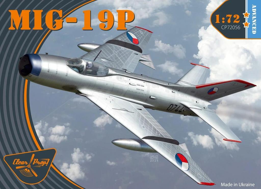 Clearprop Supersonic Fighter Plastic Model Kit CPU72056 1/72 MiG-19P All-Weather (Airplane)