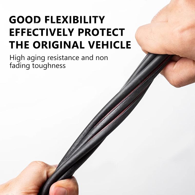 SEAMETAL 90cm Car Fuel Cap Seals Strip Charging Port D-shaped Seal Strip Dustproof Waterproof Gasket Automotive Weatherproof Auto Seal