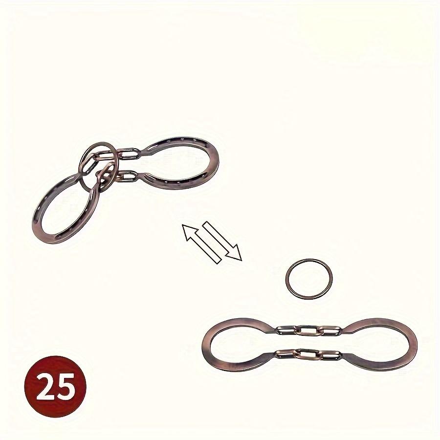 A Classic Intellectual Metal Puzzle Toy, a Difficult Educational Game Toy for Christmas, Thanksgiving and Birthday Gifts