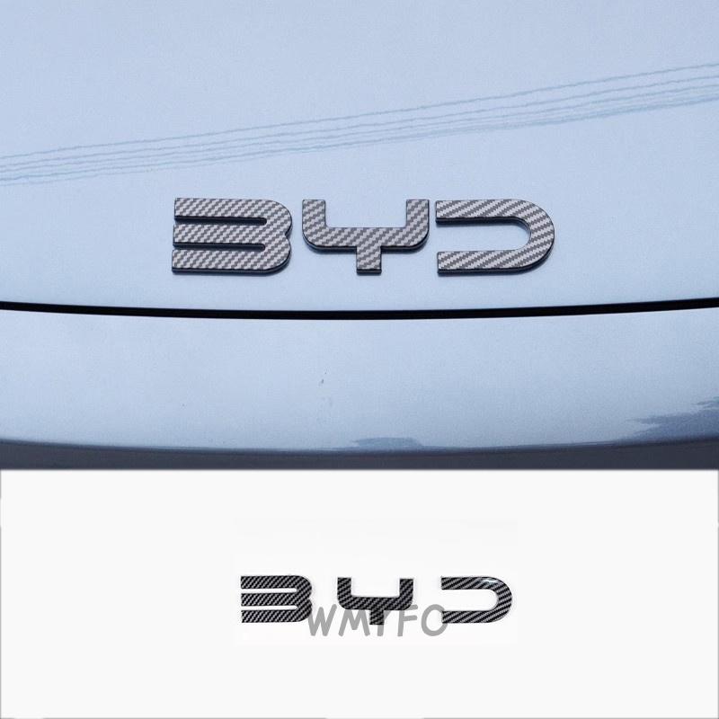 For BYD SEAl EV 2023 2024 2025 2026 Car Front Emblem Blackening Badge Decal Black Modification Sticker