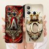 For Itel A49 A58 Pro A661L Feather Crown Initial Letter Phone Case For ItelA49 ItelA58 Shockproof Soft Silicone Covers Bumpers