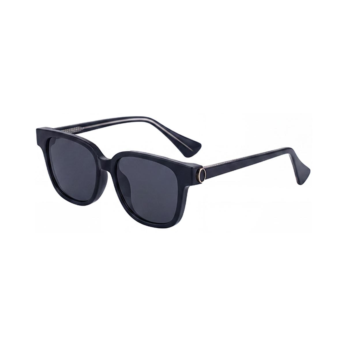 Partagas Fashion Trendy Designer Custom Logo Soft Square Pin-in Temples UV400 Protection Shades Sun Glasses Sunglasses for Women PC&C1 Black Frame Gray