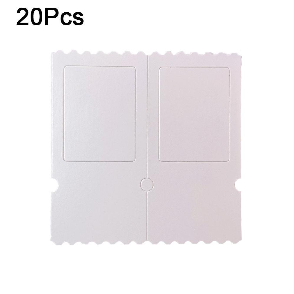 

20 шт. Бумажная пленка Билет Корешок Закладка Пустая Обратная пленка Закладка для фильма Фотоальбомы Style B