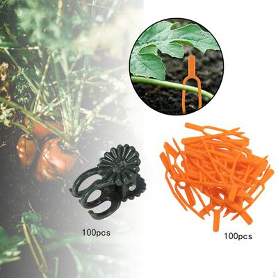 Clamp Garden Vines Fixing Clips Reusable Plant Climbing Fixture Supports Set for