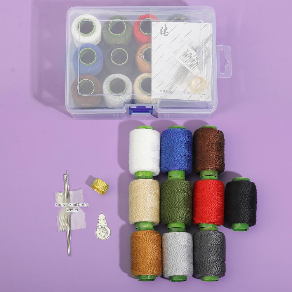 High-Quality Sewing Set: Needle & Thread with Thick Denim-Ready Threads