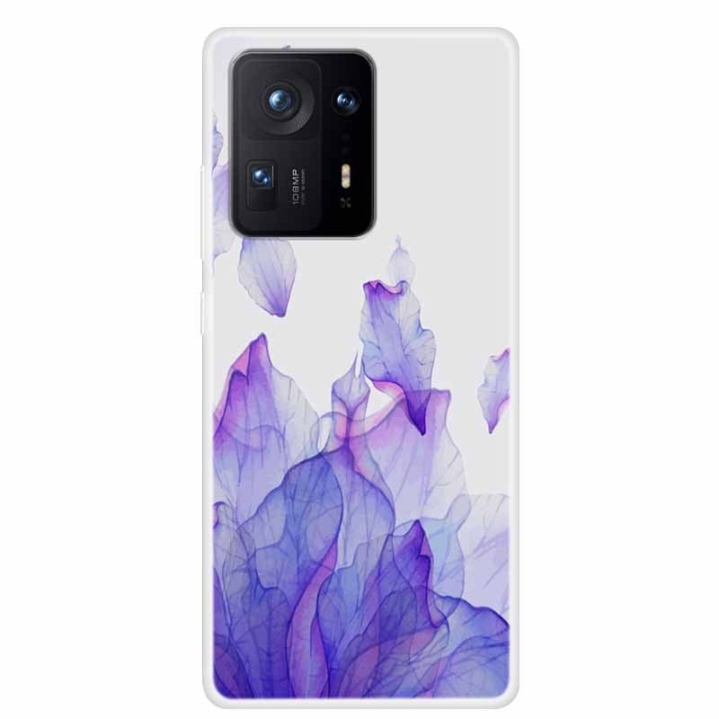 For Xiaomi Mix 4 Case Luxury Soft Silicone Back Cover Phone Case For Xiaomi Mi Mix4 Coque TPU Cartoon 2106118C Fashion Funda