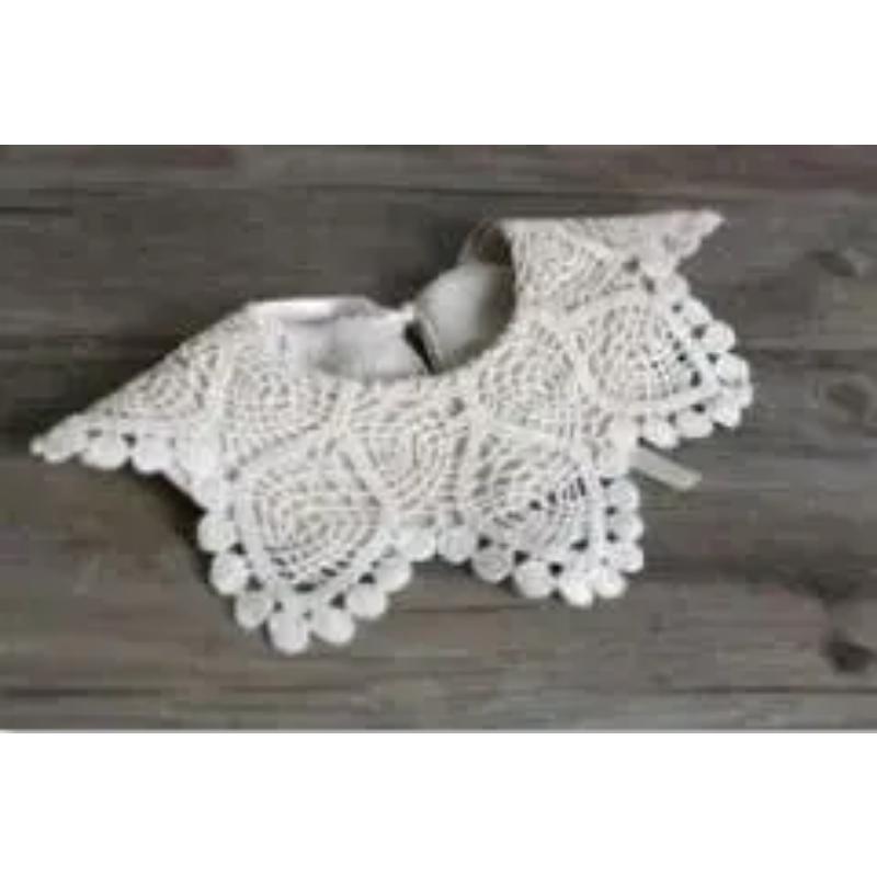 Brand New Baby Girls 100% Cotton Lace Bibs Baby Burp Cloths 0-3Year