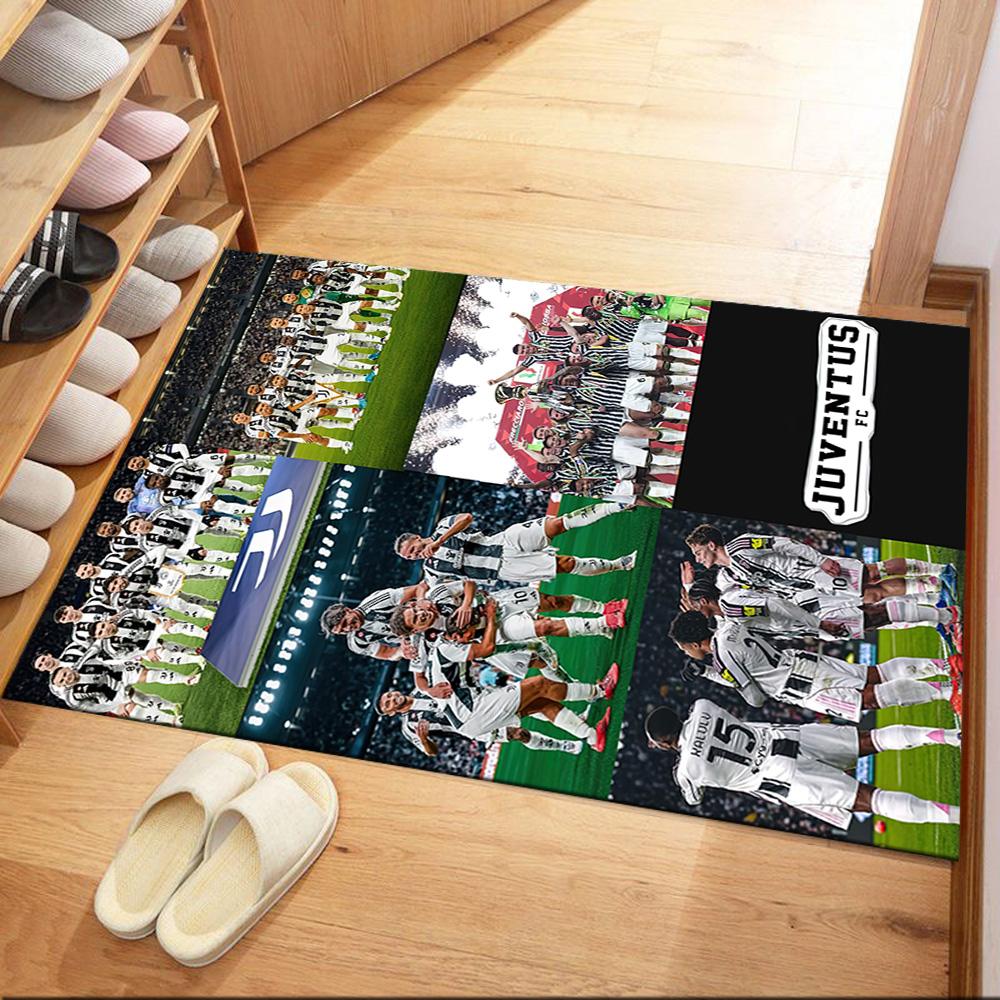 Juventus Floor Rug Office Rug Suitable For Playrooms Game Room Balcony Hallway Antislip Carpet Office Home Decor Best For Christmas