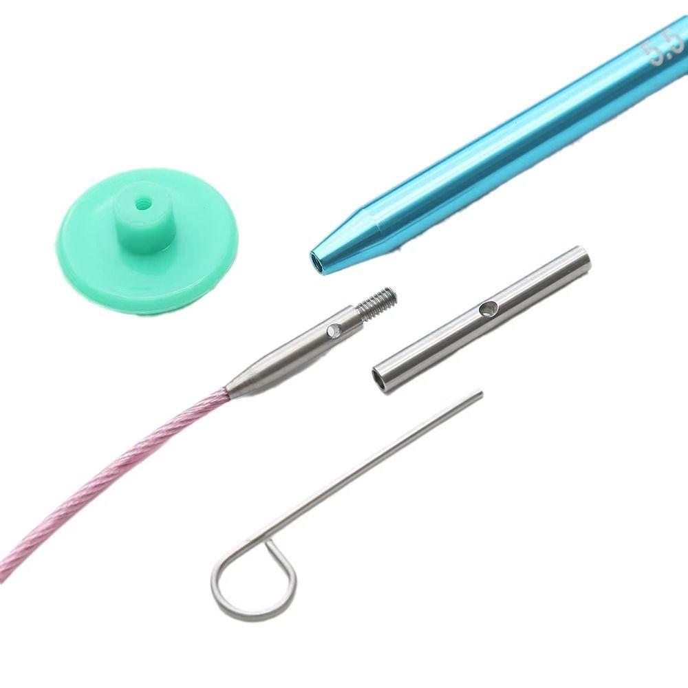 Handmade Knitting Needles Set Removable Circular Knitting Needles Crochet Needle Case  Weave Tool