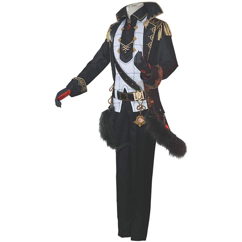 Diluc Cosplay Kostým Diluc Bundy Kalhoty Paruky Kompletní sada Halloween Comic Cosplay