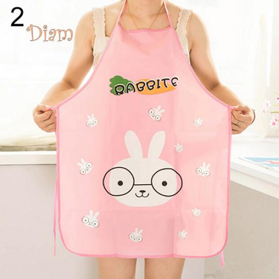 

BH Женский Милый Мультфильм Водонепроницаемый Фартук Кухня Ресторан Кулинария Фартуки Нагрудники Аксессуары one size